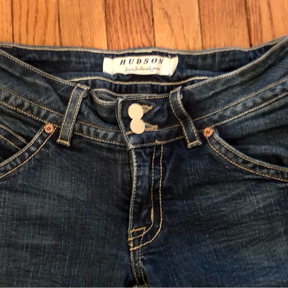 Women’s Hudson Brand Bootcut Low Rise Jeans Size 27 EUC